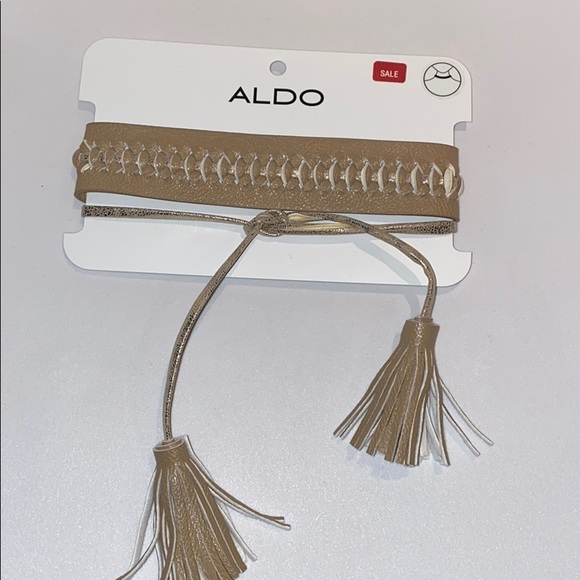 New Aldo accessories choker necklace faux leather